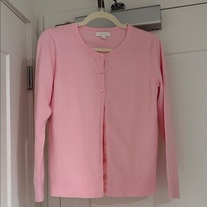 Charter Club Soft Pink Button-Up Cardigan